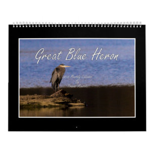 2018 Great Blue Heron Calendar By Thomas Minutolo