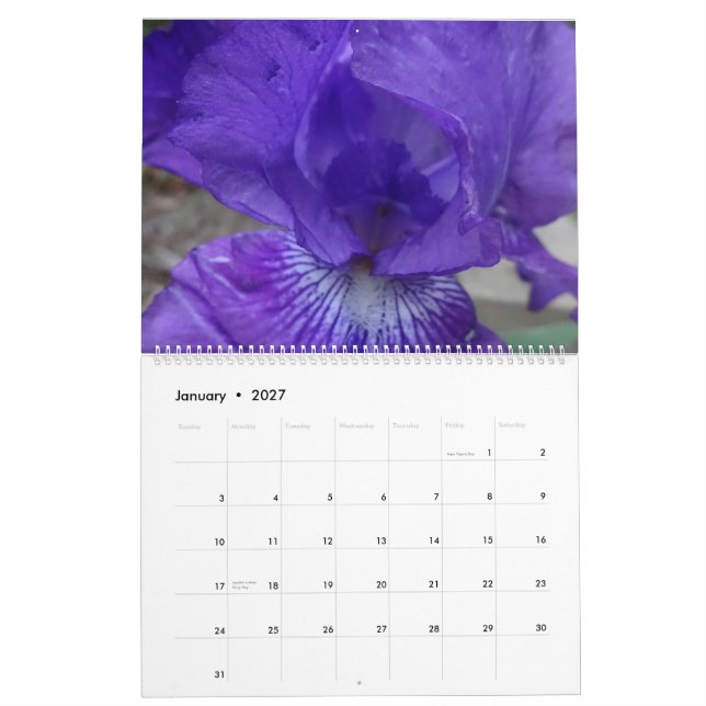 2018 Landscape Calendar (Jan 2027)