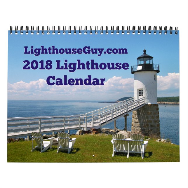 2018 LighthouseGuy.com Lighthouse Calendar (Cover)