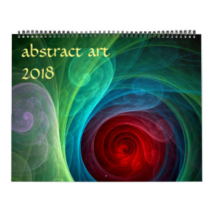 2018 Modern Abstract Art Calendar