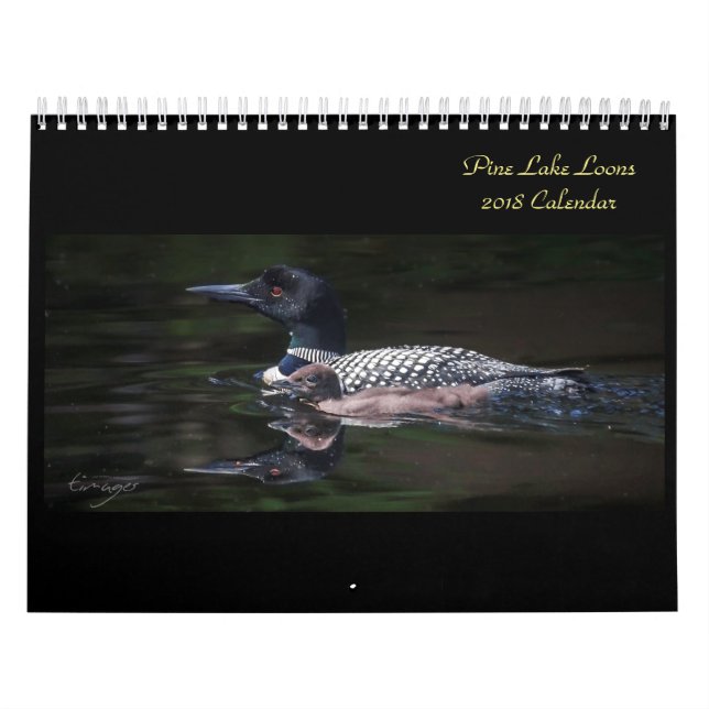 2018 Pine Lake Loon Calendar (Cover)