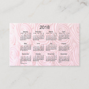 2018 Pink Frosting Calendar by Janz Oceania Card