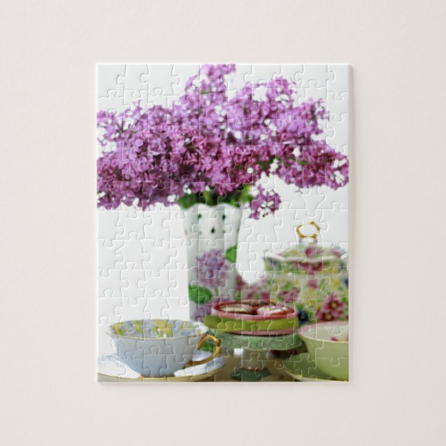 2018 Tea Time Calendar Jigsaw Puzzle (Vertical)