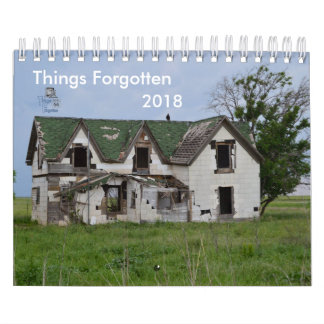 2018 Things Forgotten Calendar
