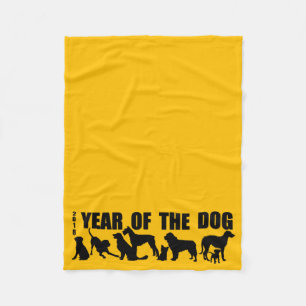 2018 Year of The Dog Choose your colour Blanket