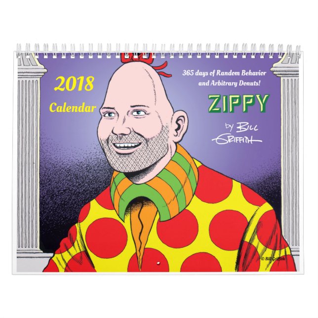 2018 ZIPPY CALENDAR (Cover)