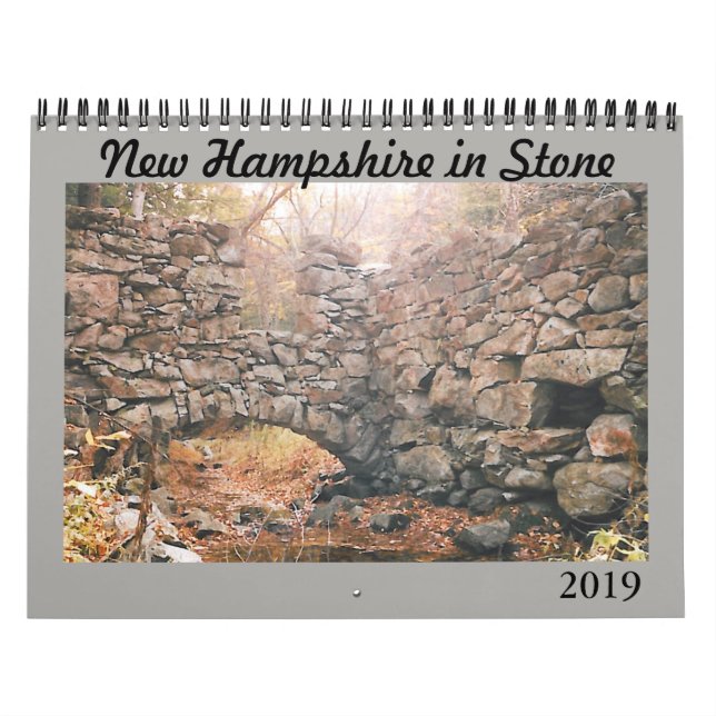 2019 Calendar "New Hampshire in Stone" (Cover)