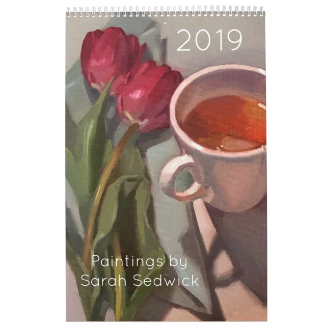 2019 Calendar, Paintings by Sarah Sedwick Calendar (Cover)