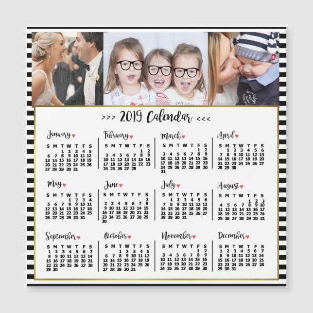 2019 Calendar (See Description for New Version)  (Front)