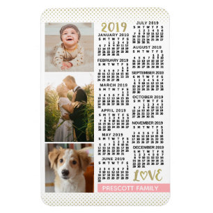 2019 Calendar (See Description for New Version)  Magnet