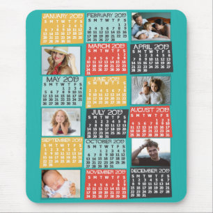 2019 Calendar (See Description for New Version) Mouse Pad