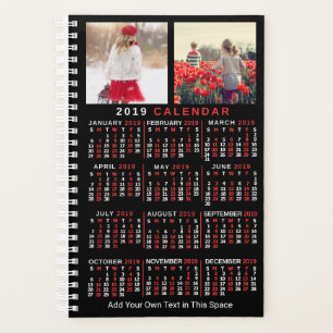 2019 Calendar (See Description for New Version)  Planner