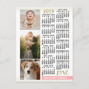 2019 Calendar (See Description for New Version) Postcard