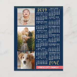 2019 Calendar (See Description for New Version) Postcard