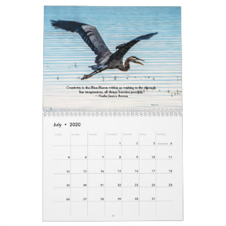 2019 Calendar with Photographs and Quotations