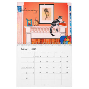 2019 Cat Calendar by Artist