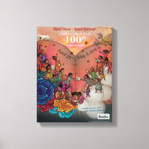 2019 Children's Book Week poster canvas