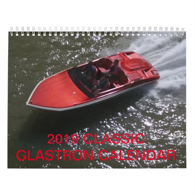 2019 Classic Glastron Calendar (Cover)