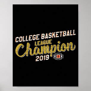 2019 H2h College Fantasy Basketball League Chamo Poster