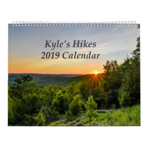 2019 Kyle's Hikes Large Calendar