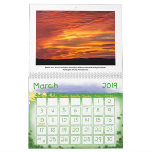 2019 Kyle's Hikes Medium Calendar