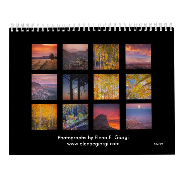 2019 New Mexico Calendar (Back)
