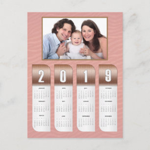 2019 Personalised Photo Calendars Postcard