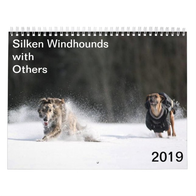 2019 Silken Windhounds with Others 2 Calendar (Cover)