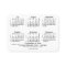 2019 White 52 Week Calendar by Janz Business Cards