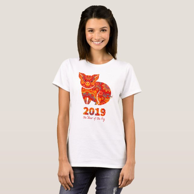 2019 Year of the PIG T-Shirt (Front Full)