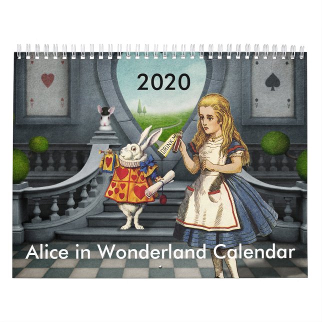 2020 Alice in Wonderland calendar (Cover)