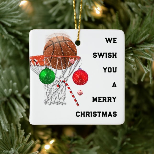 2020 basketball collectable ceramic ornament (Tree)