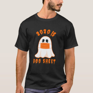 2020 Boo Sheet Funny Halloween Ghost Costume Men W T-Shirt