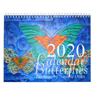 2020 Butterfly  Calendar