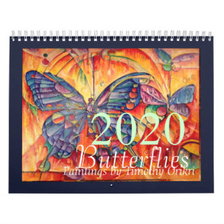 2020 butterfly calendar