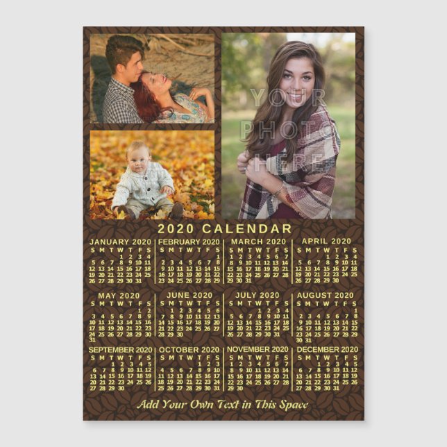 2020 Calendar (See Description for New Version) (Front)