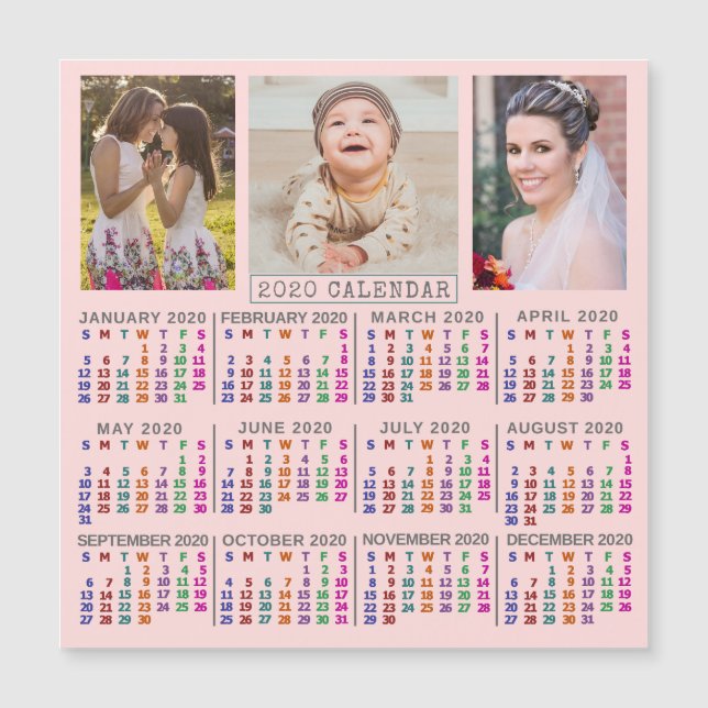 2020 Calendar (See Description for New Version) (Front)