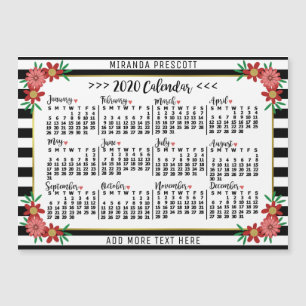 2020 Calendar (See Description for New Version)