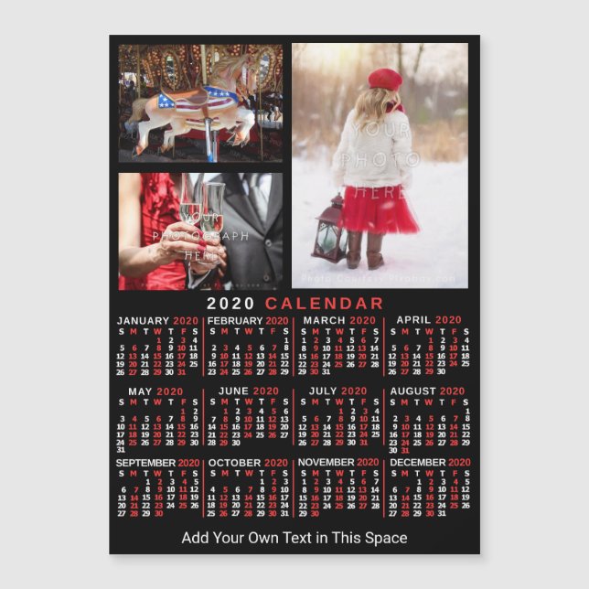 2020 Calendar (See Description for New Version) (Front)