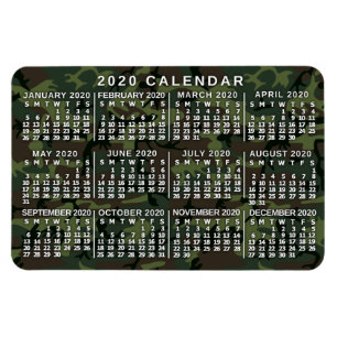 2020 Calendar (See Description for New Version)  Magnet