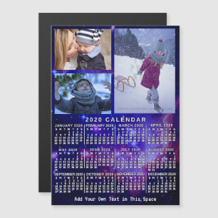 2020 Calendar (See Description for New Version) Magnetic Invitation