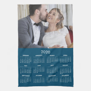 2020 Calendar Your Photo Tea Towel