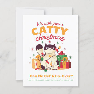 2020 Can We Get A Do-Over Funny Cat Christmas