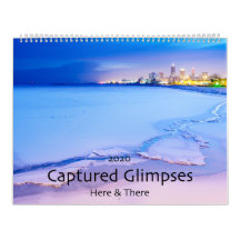 2020 Captured Glimpses Scenic Wall Calendar