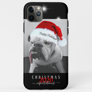 2020 Christmas expectations, Huey in Santa hat. Case-Mate iPhone Case