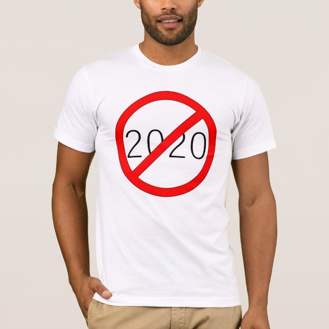 "2020 Cross-Out" (BRIGHT) T-Shirt (Front)