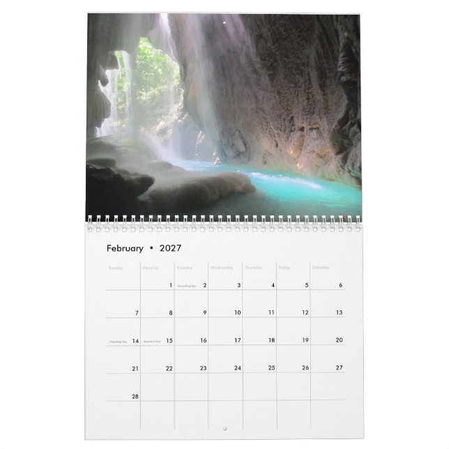 2020 Custom Calendar (Feb 2027)