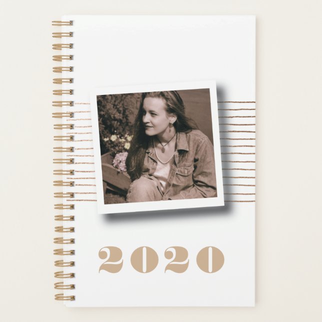 2020 Custom Personalised Photo Diary Planner (Front)