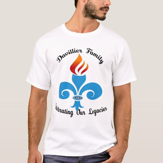2020 Davillier Virtual Reunion T-Shirt (Front)