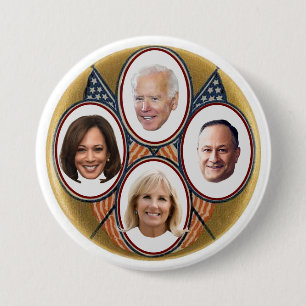 2020 Democratic Presidential Ticket 7.5 Cm Round Badge